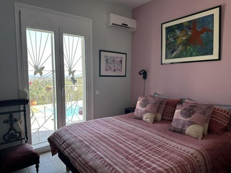 Ag. Triada bei Rethymno Kreta, Agia Triada: Charmantes Apartment mit Gemeinschaftspool und Meerblick zu verkaufen Wohnung kaufen